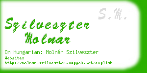 szilveszter molnar business card